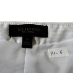 The Limited  White Lined Mid Rise Pencil Skirt Women Size 6 | 71-6 Photo 3