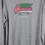 Life is Good 🎄  holiday Christmas tree red truck peace long sleeve shirt 🎄 Photo 1