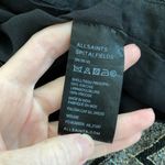 All Saints Black Paloma Cap Sleeve Sequin Lined Mini Cocktail Dress in Black and Photo 3