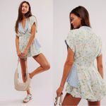 Free People  Pastel Floral Mini Dress Photo 1