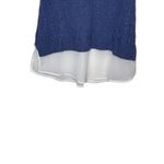 Moth Anthropologie Women Vest Sweater Tank Top Layered Keyhole Knit Blue XS Photo 8