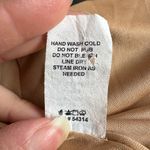 Windsor  Black & Tan Maxi Floral Lace Sheer Draped Split On Side Dress Sz… Photo 12