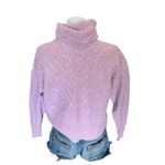 Splendid Pink Cowl Neck Sweater SMALL Oversized Soft Cotton Cashmere Chunky $188 Photo 5