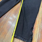 Universal Standard  Women’s Black Ankle Zipper Jeans Size 24 Grunge Goth Photo 9