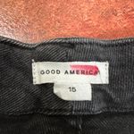 Good American  Distressed Denim Shorts Size 15 Photo 1