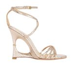 Tom Ford Paradis Stamped Python Strappy Sandals in Champagne 40 with Box Heels Photo 10