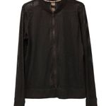 Victoria's Secret Victoria Secret Sport Mesh Full Zip Jacket Black Size Small‎ EUC Photo 1