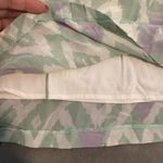 Line and Dot  Mint and Lavender Patterned Skirt Photo 2