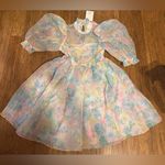 Selkie Sweetcorn Royal Puff Dress size S Pink Photo 1