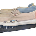 Hey Dude Hey Dudes Wendy linen snake coffe loafers size 7 Photo 0