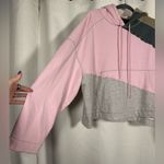 Free People Movement All or Nothing Patchwork Sweatshirt Gray Pink Olive Navy L Size L Photo 3