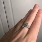 Sunflower Toi Et Moi Diamond Peridot 14k White Gold Ring 5 Photo 11