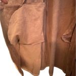 OAT NEW YORK Open Front Pink Faux Suede Trench Coat Size XL New w/ Tag MSRP $149 Photo 8