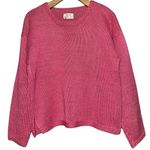 Nantucket Designer Knits Women’s Size S M Pink Cotton Knit Heavy Sweater Size M Photo 0