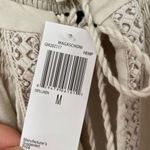 Magaschoni Linen Embroidered Peasant Top Hemp Size Medium Photo 6