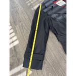 London Fog Vintage Womens Black Trench Coat Belted Plaid Lined Full Length Sz M Photo 5