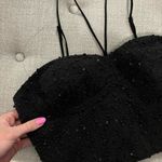 Dress the Population  Sequin Black Tank Top Photo 3