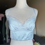 Princess Polly Baby blue crop top - Old school love Photo 3