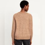 Old Navy  Casual Fall Brown Oversized Long Sleeved Ribbed Oversized Sweater New Photo 1