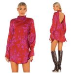 Free People NWT Romantic Combo Red and Purple Dress Size XS Photo 1