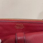 Vince Camuto Women's Deep Red Leather Small Crossbody Bag Photo 8
