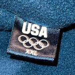 Team USA women’s size XXL full zip fleece jacket with side pockets American flag Blue Photo 3