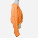 Adidas  orange Running Lightweight Cropped Sweatshirt – Size M Photo 2
