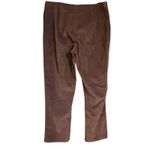 J. Jill Womens Pants Sz 14 Twill Corduroy Brown High Waist Neutral Old Money Photo 2