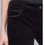 White House | Black Market WHBM Velvet Mid Rise Skinny Jeans in Black Smoke sz 2 Photo 2
