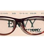Envy Glasses Womens Eyewear Brown Clear Casual Wear Business Smart 53-18-140 NEW Photo 0