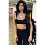 Alo Yoga Alo Alosoft High-Waist Sunray Leggings Black White Hi-Rise Waisted Skinny Pants Photo 6