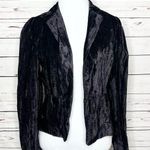 Marciano Vintage Black Crushed Velvet Blazer Jacket Size 0 XS Photo 0