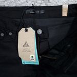 prAna  Kara Rolled Skinny Jeans Black Size 2 26 Stretch Cuffed Low Rise Photo 5