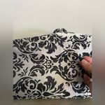 Tote Bag Silver and Black Venetian Damask Style Brocade Carryall Photo 9