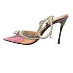 MACH & MACH Pink Diamond of Elizabeth embellished PVC and patent Photo 4