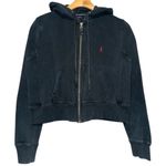 Ralph Lauren  Sport Women’s Size M Black Full Zip Hooded Sweatshirt Photo 0