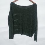 Rock & Republic  S Fairy Goth Black Gold Sparkle Sweater Top Photo 1