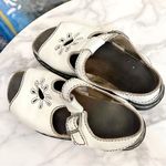 Dr. Martens  Vintage Dunnet Leather Flower Sandal 90s White Size US 7 GUC Photo 2