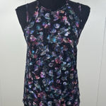 Lululemon Tank Womens 6 Purple Black Blue Sculpt Back Cutout Mesh Panel Top Photo 0