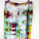 kim rogers  Size 10 Pants Best Me Tie Dye Handmade Linen Lined Straight‎ 1181 Photo 4