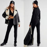 Free People  LNA Emily Jumpsuit Size Small Black NWOT Photo 1