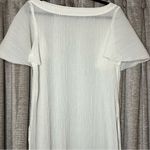 Anthropologie Akemi + Kin Ivory Sarah Knotted Flutter Sleeve Tunic Extra Small Photo 4