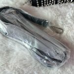 PINK - Victoria's Secret Victoria Secret Small Black Crossbody Purse Faux Leather Rhinestone Fringe Photo 6