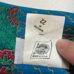 Vintage blazer womens size 10 unique colorful detailed blazer lady carol of ny Blue Photo 13