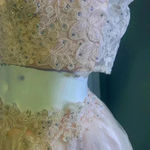 May Queen Couture Two Pieces Short Prom Dress With Precious Beads. Pink Size 8 Photo 5