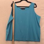 Susan Graver Susan‎ Graver Tank Top 22W Blue Liquid Knit Photo 9
