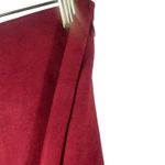 Mi Amici Francesca's Red Faux Suede Embroidered Floral Mini Skirt Women's M Red Size M Photo 3