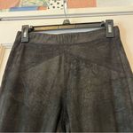 Free People  Midnight Black Vegan Suede Leggings Size XS Photo 9