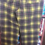 The Ragged Priest NWT Ragged Yellow and Black Plaid Jeans Sz 26 Photo 8