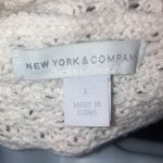 Cream White New York & Company Cowel Neck Sweater Size Large Photo 5